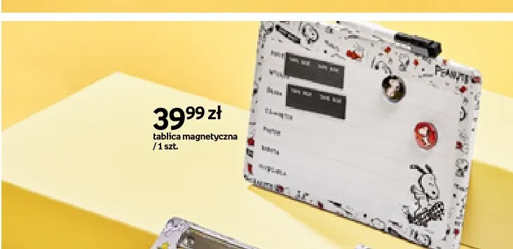Tablica magnetyczna Snoopy promocja w Empik