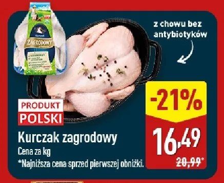 Kurczak zagrodowy promocja w Aldi