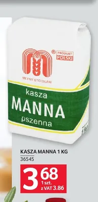 Kasza manna Młyny Stoisław promocja w Selgros