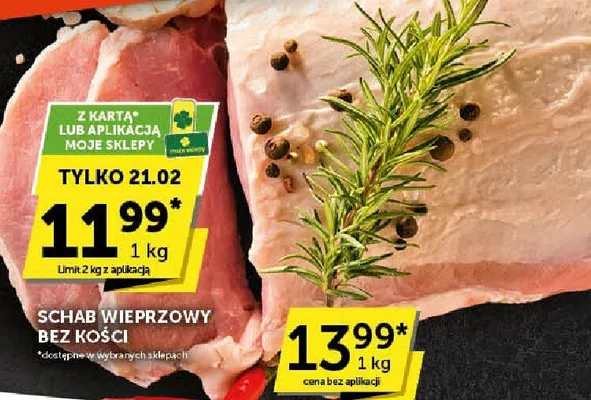 Schab wieprzowy bez kości promocja w ABC