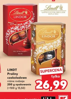 Praliny czekoladowe Lindt Lindor Assorted promocja w Kaufland
