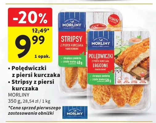 Polędwiczki z piersi kurczaka Morliny promocja w Intermarche