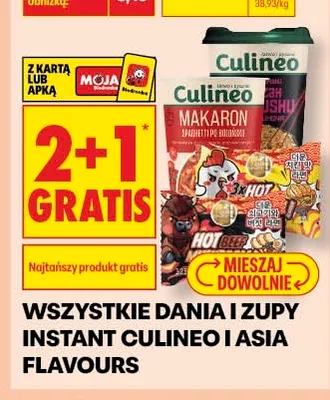 Dania i zupy instant Culineo i Asia Flavours promocja w Biedronka