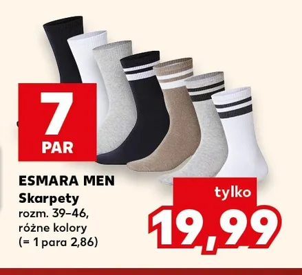 Skarpety 7-pak promocja w Kaufland