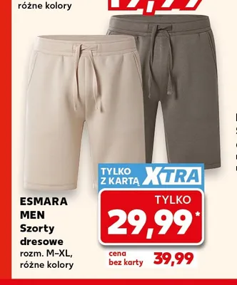 Szorty dresowe Esmara Men promocja w Kaufland
