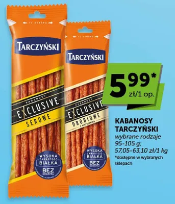 Kabanosy Exclusive drobiowe promocja w Euro Sklep