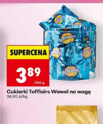 Cukierki Tofflairs Wawel na wagę promocja w Biedronka