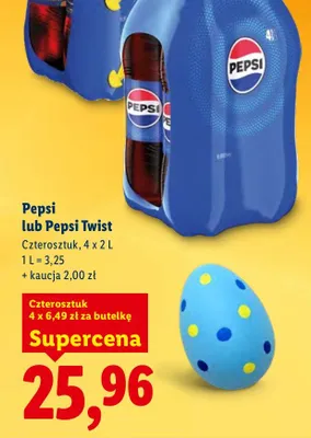 Napój Pepsi Twist 4x2 l promocja w Lidl