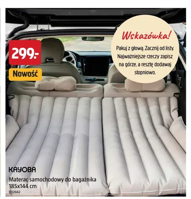 Materac samochodowy do bagażnika Kayoba promocja w Jula
