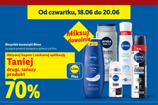 Kosmetyki Nivea promocja w Lidl