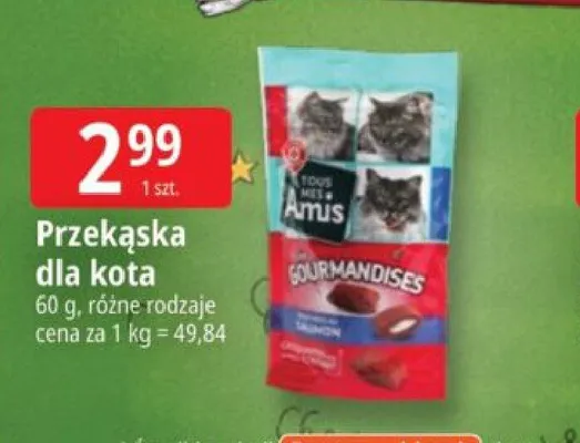 Przekąska dla kota Amis promocja w Leclerc