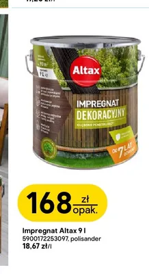Impregnat dekoracyjny Altax promocja w Castorama