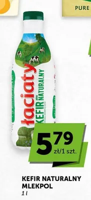 Kefir naturalny Łaciate Mlekpol promocja w ABC