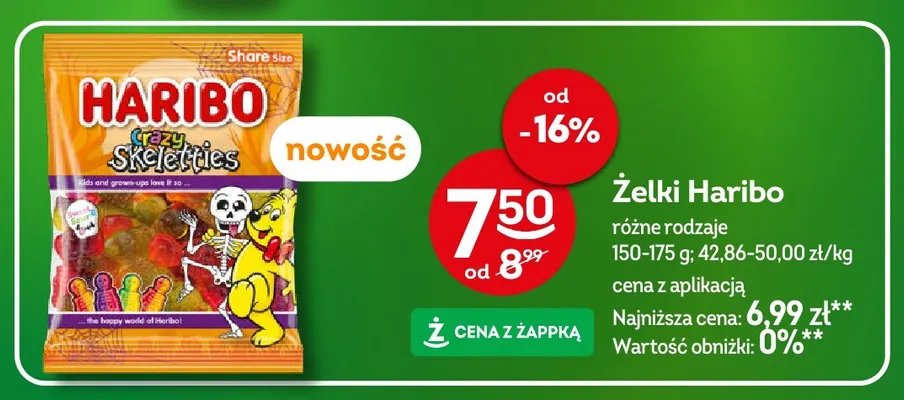 Żelki Haribo promocja w Żabka