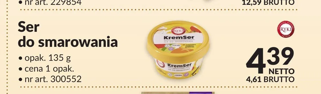 Ser do smarowania KremSer Ryki promocja w Makro