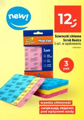 Ściereczki chłonne Scrub Daddy Scrub Basics Mop Ups promocja w Dealz