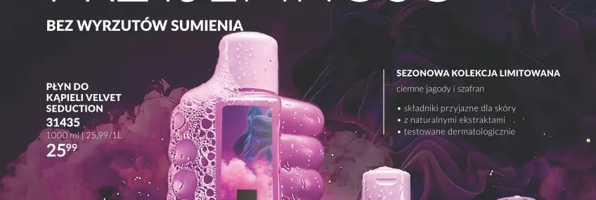Płyn do kąpieli Velvet Seduction Avon promocja w AVON