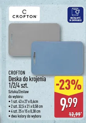 Deska do krojenia Crofton promocja w Aldi
