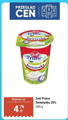 Śmietanka 30% promocja w Biedronka