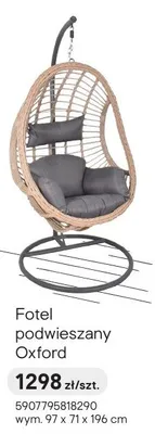 Fotel podwieszany Oxford promocja w Castorama