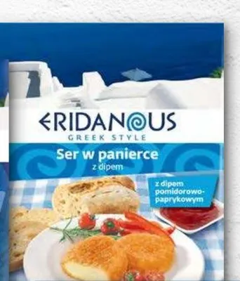 Ser w panierce z dipem pomidorowo-paprykowym Eridanous promocja w Lidl