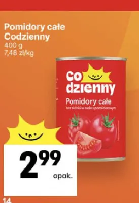 Pomidory całe Codzienny promocja w Delikatesy Centrum