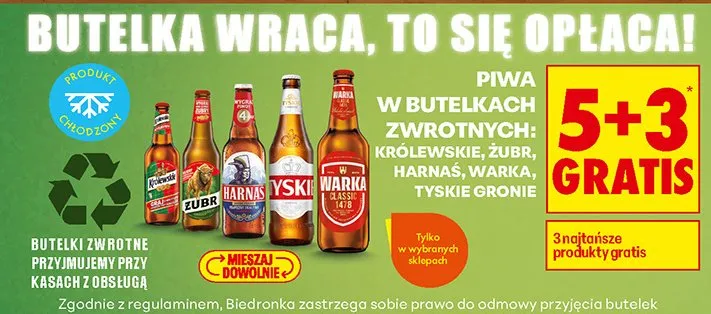 Piwo Królewskie promocja w Biedronka
