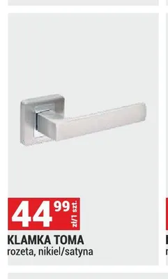 Klamka Toma rozeta nikiel/satyna promocja w Merkury Market