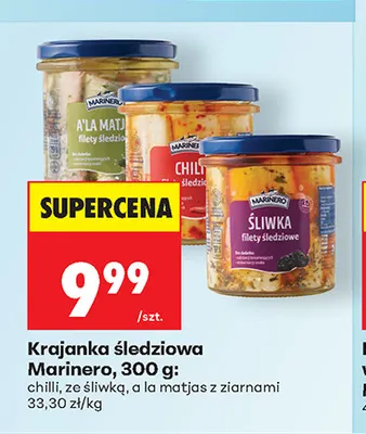 Krajanka śledziowa ze śliwką Marinero promocja w Biedronka