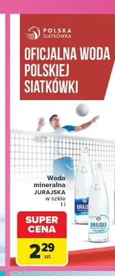 Woda mineralna Jurajska promocja w Carrefour