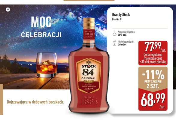 Brandy Stock promocja w Aldi