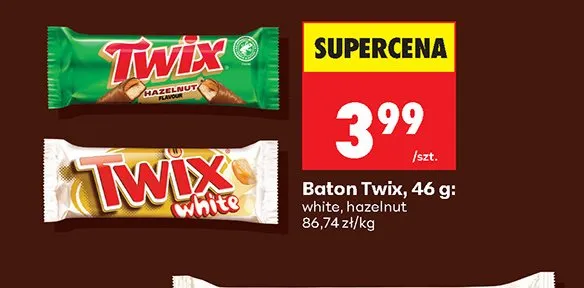 Baton Twix Hazelnut promocja w Biedronka