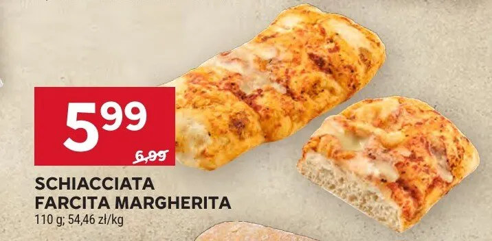 Schiacciata Farcita Margherita promocja w Stokrotka