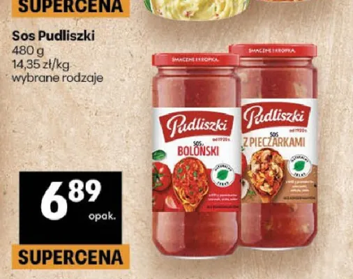 Sos z Pieczarkami Pudliszki promocja w Delikatesy Centrum