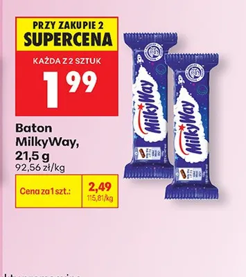 Baton MilkyWay promocja w Biedronka