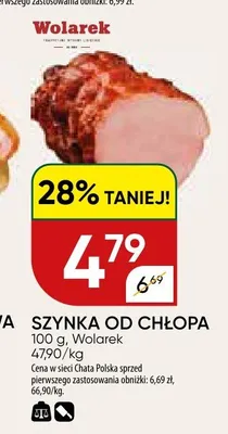 Szynka od Chłopa Wolarek promocja w Chata Polska
