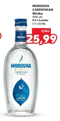 Wódka Morosha Carpathian promocja w Kaufland