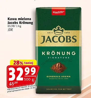 Kawa mielona Jacobs Krönung promocja w Prim Market