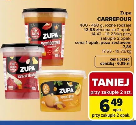 Zupa CARREFOUR promocja w Carrefour Market