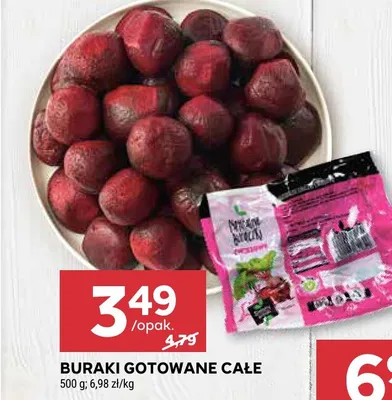 Buraki gotowane całe Nasza Spiżarnia promocja w Stokrotka
