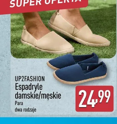 Espadryle UP2FASHION promocja w Aldi