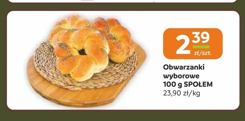 Obwarzanki wyborowe Społem promocja w Społem Częstochowa
