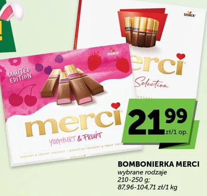 Bombonierka Merci promocja w Euro Sklep
