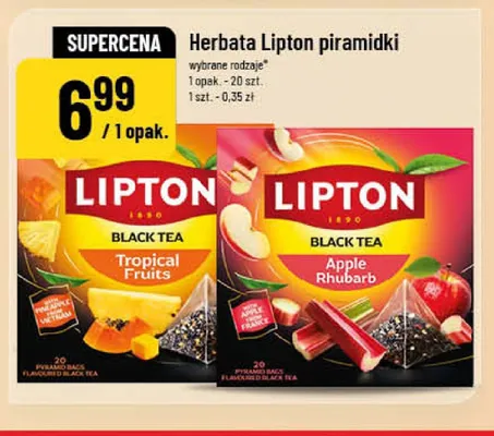 Herbata Lipton piramidki promocja w POLOmarket