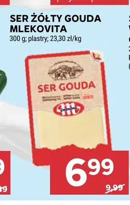 Ser gouda w plastrach Mlekovita promocja w Stokrotka