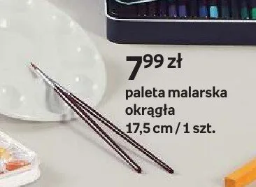 Paleta malarska okrągła Creadu 17,5 cm promocja w Empik