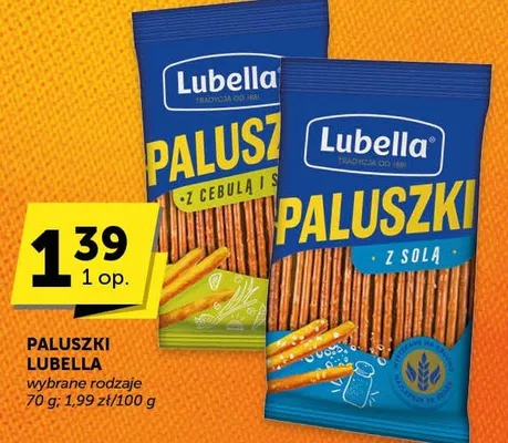 Paluszki wybrane rodzaje promocja w Euro Sklep