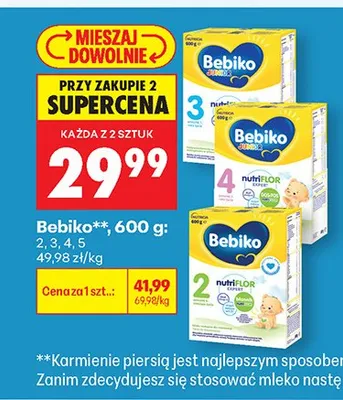 Mleko modyfikowane 5 promocja w Biedronka