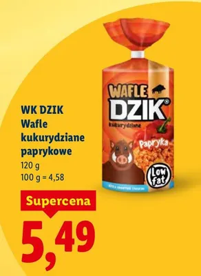Wafle kukurydziane paprykowe promocja w Lidl