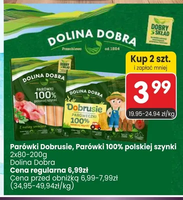 Parówki Dobrusie Dolina Dobra promocja w Market Point